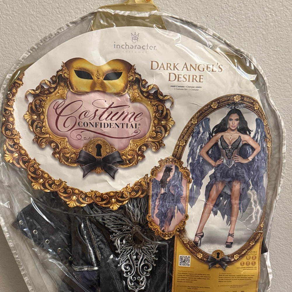 Dark Angel's Desire Costume - Black and Silver